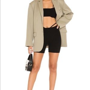 NWOT H:ours Althea Biker Shorts in Black